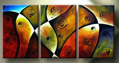 Dafen Oil Painting on canvas abstract -set137